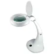 Bureau lamp met loep UNILUX - Wit 