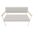2-zitsbank beige/grijs