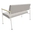 2-zitsbank beige/grijs