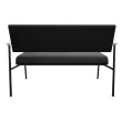 Sofa 2 plaatsen zwart