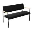 Sofa 2 plaatsen zwart