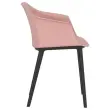 Polypropyleen fauteuil voor binnen/buiten roze