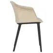 Polypropyleen fauteuil voor binnen/buiten beige
