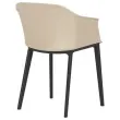 Polypropyleen fauteuil voor binnen/buiten beige