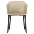 Polypropyleen fauteuil voor binnen/buiten beige