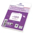 100  witte C6-enveloppen 114x162 80 g siliconenband 