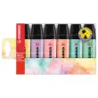 6 Markeerstiften STABILO Boss fluor pastel 