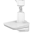 Dubbele schermhouder Top Mount Compact Tallo - wit