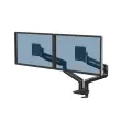Dubbele schermhouderarm Top Mount Tallo - zwart