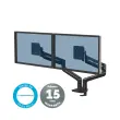 Dubbele schermhouderarm Top Mount Tallo - zwart