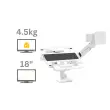 Laptopsteun voor Tallo-arm - wit