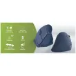 Draadloze ERGO muis - Verticaal - Oplaadbaar - Blauw - T'NB