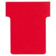 100  T-fiches voor planning - Maat 1,5 - Rood - NOBO 