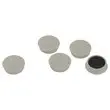 5 Ronde bureaumagneten 27 mm wit