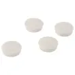 4 Ronde magneten - Ø 32 mm - Wit