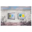 Buitenvitrine in aluminium en met veiligheidsglas - 6 x A4