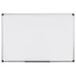 Wit gelakt bord met pvc kader - 90 x 120 cm