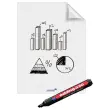 Rol van 25 elektrostatische vellen Magic Chart - Vierkante versie - 60 x 80 cm - LEGAMASTER