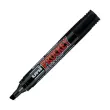 Permanent marker - Beitelpunt 5.7 mm - Zwart - UNI BALL