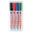 4 4 droog wisbare markers - ronde punt - EDDING 620