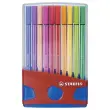 20 Viltstiften medium punt Pen 68 Colorparade - Geassorteerde kleuren - STABILO
