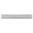 Plastic dubbele meetlat - 30 cm 