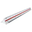 Driezijdig schaallineaal - lengte 30cm