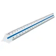 Driezijdig schaallineaal - lengte 30cm 