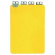 Tabbladen voor kaartenbakken - A5 staand- 25 tabs - H210x L148 mm