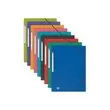 10  Plastieken mappen assortiment Memphis  - 3 vakken met elastiek - OXFORD 