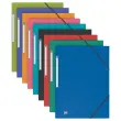 10  Plastieken mappen assortiment Memphis  - 3 vakken met elastiek - OXFORD 