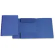 Kaartmap met 3 flappen zonder elastiek - blauw - EXACOMPTA