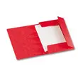 Map 3 kleppen met elastiek A3 - Rood - EXACOMPTA