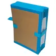 Archiefmap met zijvouw - Rug 10 cm - Blauw - SOCARPA