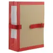 Archiefmap met zijvouw - Rug 10 cm - Rood - SOCARPA
