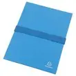 Map met klittenband en klep van Balacron - Blauw - EXACOMPTA