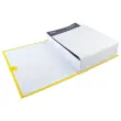 Map met klittenband en Balacron flap - geel - EXACOMPTA