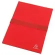 Map met klittenband en klep van Balacron - Rood - EXACOMPTA