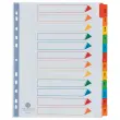 Set tussenbladen op maand 180 g - A4 - 12 tabbladen in verschillende kleuren - FIDUCIAL
