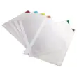 5 Verplaatsbare displayhoezen A4 - Assorti - TARIFOLD