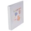 Aanpasbare witte map 2 ronde ringen 30 mm - Rug 44 mm
