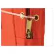 Rode posttas in polyester met zijvouw B 42 x D 5 x  H 32 cm 
