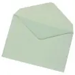 1000 Verkiezingsenveloppen, flap niet gegomd 90x140mm - Groen