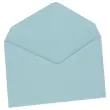 1000 Verkiezingsenveloppen ongegomde klep 90x140mm - Blauw