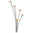 Festy kapstok - 5 hangers - Zilver - ALBA