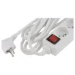 Contactdoos 5-voudig - schakelaar - kabel 4m 
