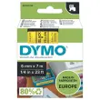 Tape voor labelmaker DYMO D1 6 mm geelafdruk zwart