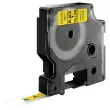 Tape voor labelmaker DYMO D1 6 mm geelafdruk zwart