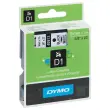 Tape DYMO D1 - 9 mm - Afdruk Zwart/Achtergrond Wit