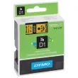 Tape gele etiketten voor labelmanager DYMO D1 - 19mm - Opdruk Zwart